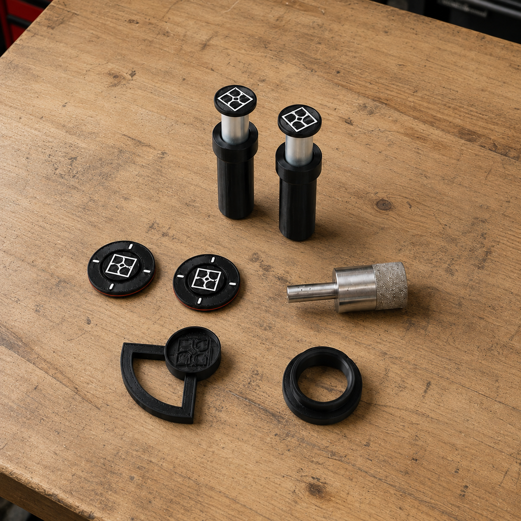 Hidden Tile-Integrated Towel Hook Set (2, 3, 4 or 5 Hooks)