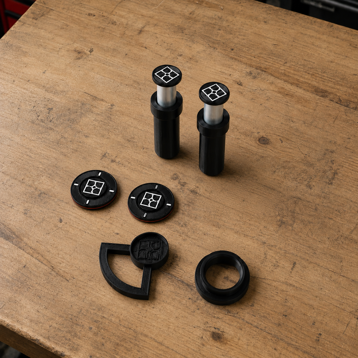Hidden Tile-Integrated Towel Hook Set (2, 3, 4 or 5 Hooks)