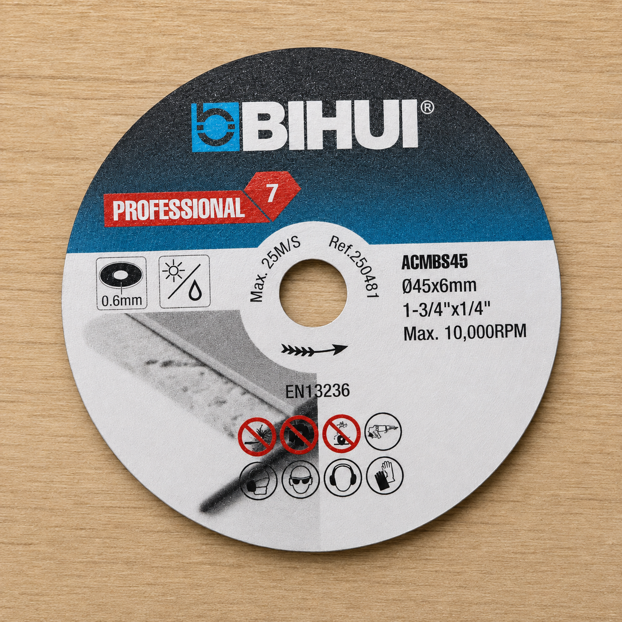 BIHUI Sintered Diamond Cutting Blade 45mm AGMBS45
