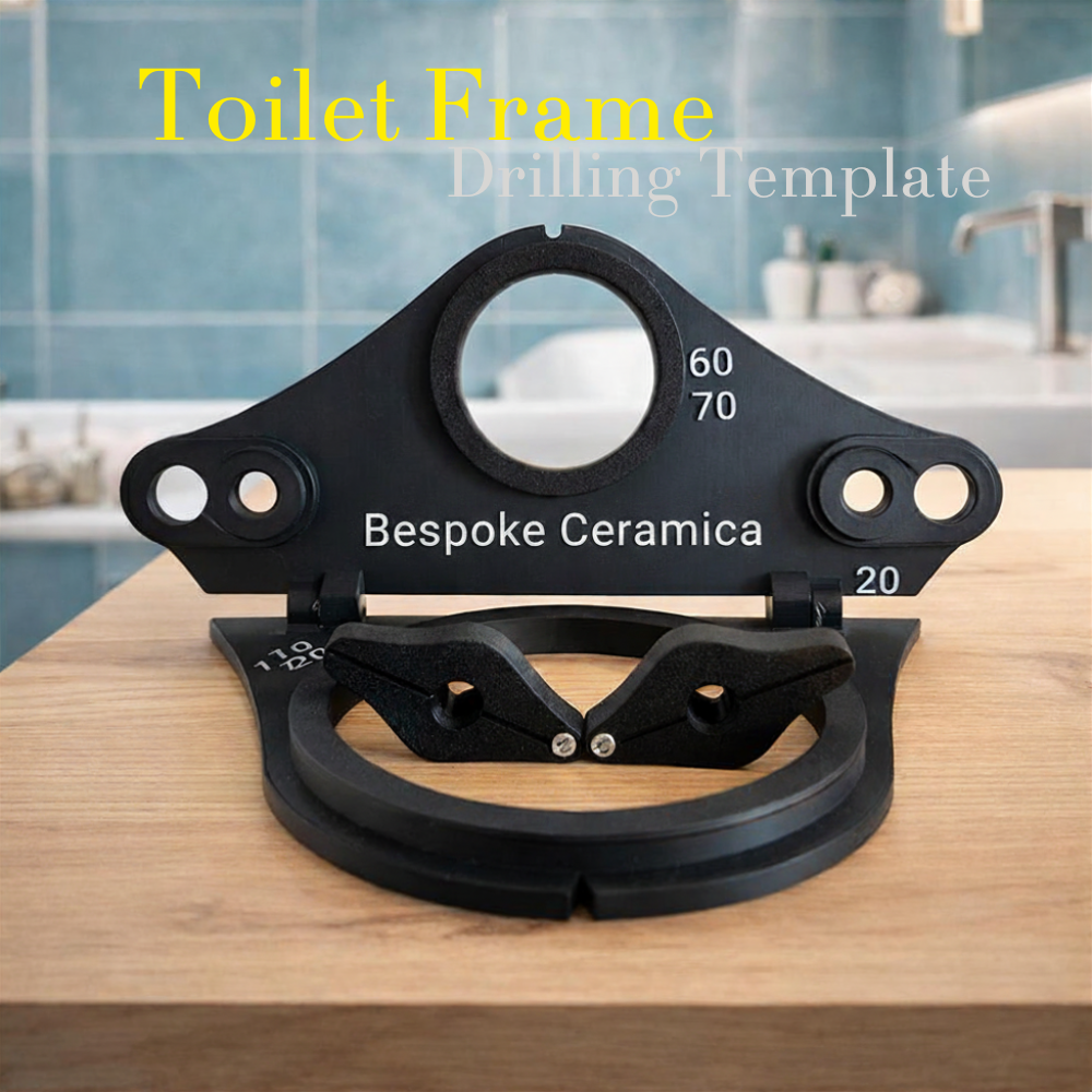 Toilet Frame Drilling Template – Professional Tile Installation Tool