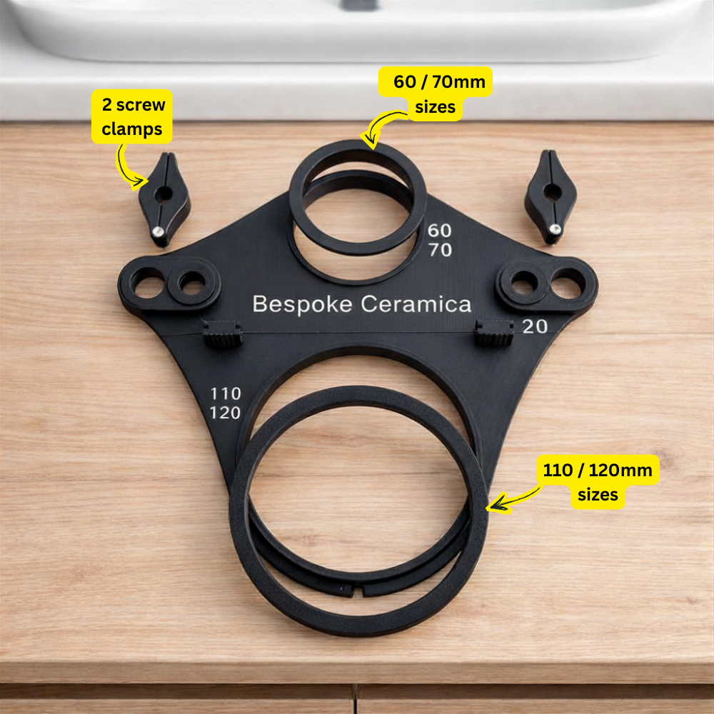 Toilet Frame Drilling Template – Professional Tile Installation Tool